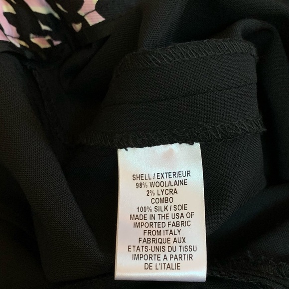 NWT Milly Wide Leg Dressy Black Pants Size 6 - Picture 9 of 12